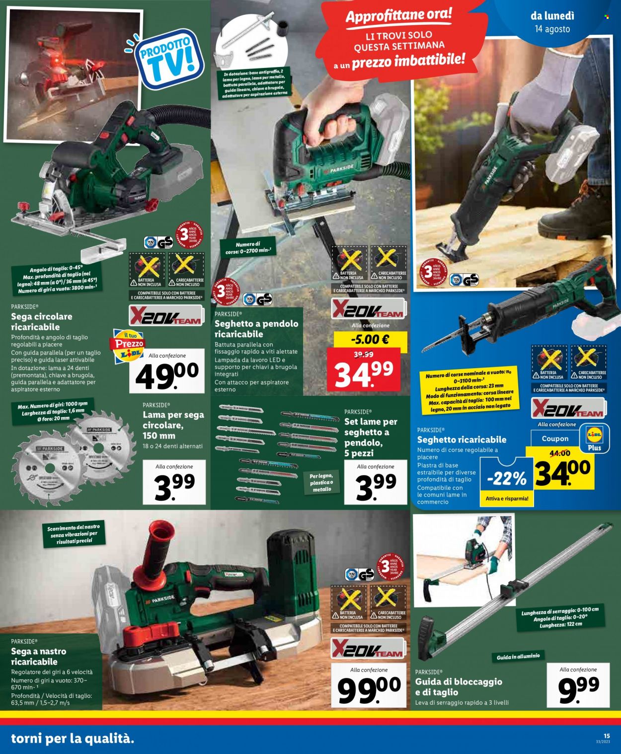Volantino Lidl - 14/8/2023 - 20/8/2023. Pagina 15
