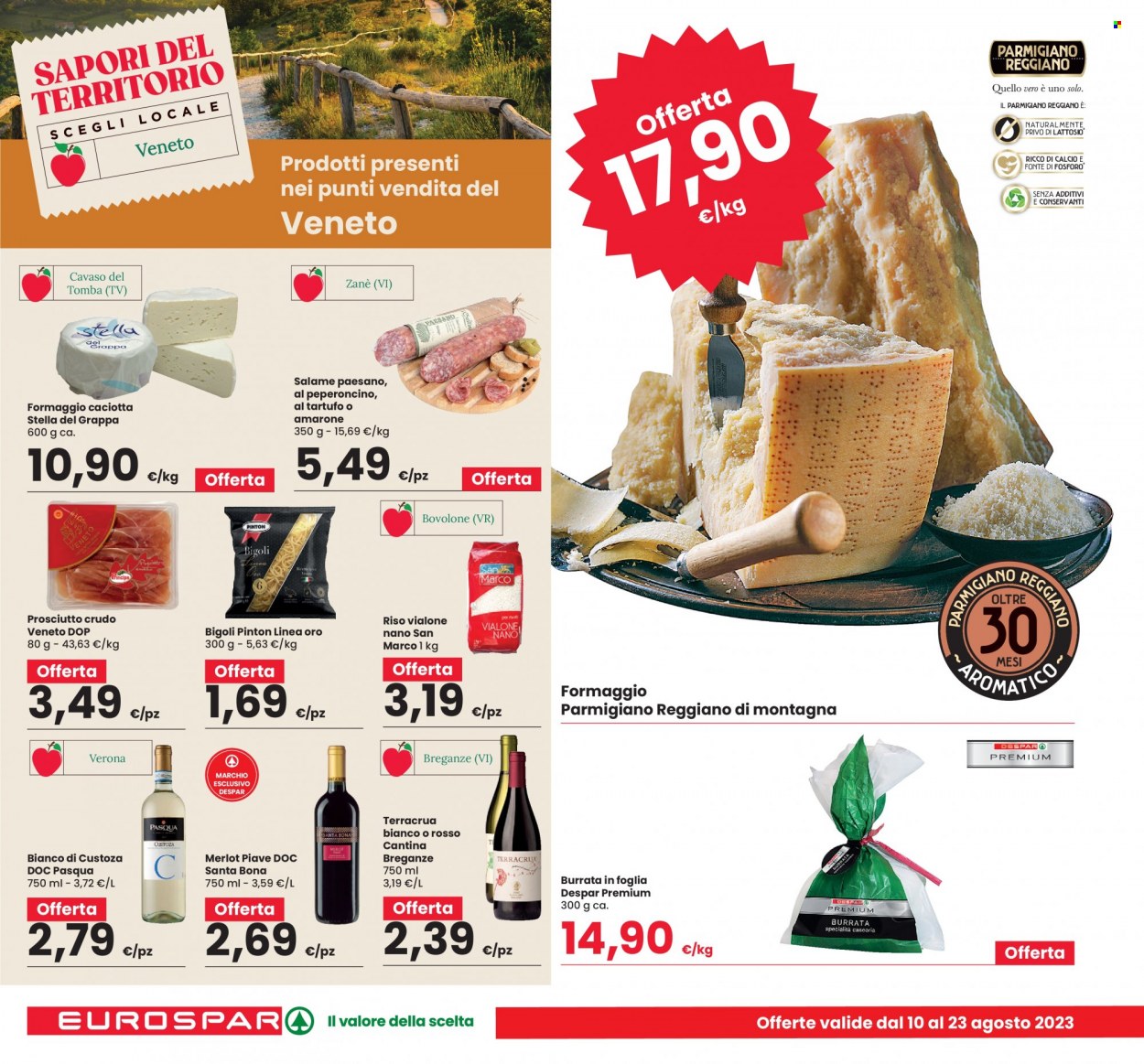 Volantino Eurospar - 10/8/2023 - 23/8/2023. Pagina 10