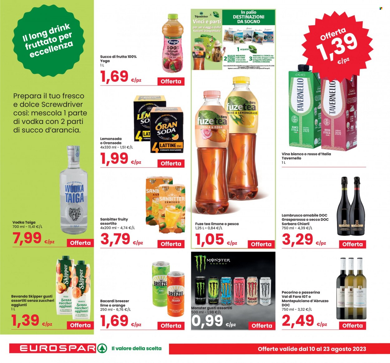 Volantino Eurospar - 10/8/2023 - 23/8/2023. Pagina 14