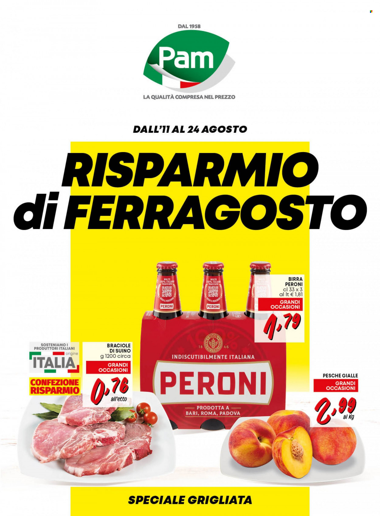 Volantino Pam Panorama - 11/8/2023 - 24/8/2023. Pagina 1