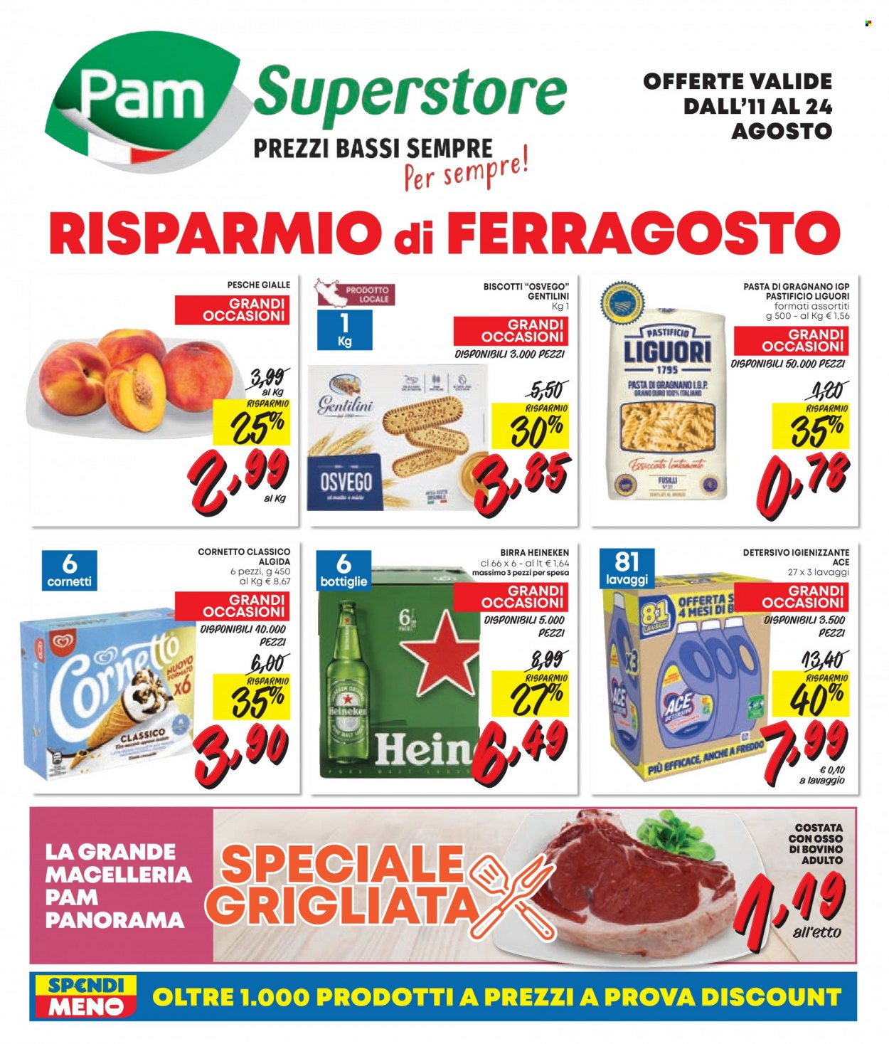 Volantino Pam Panorama - 11/8/2023 - 24/8/2023. Pagina 1