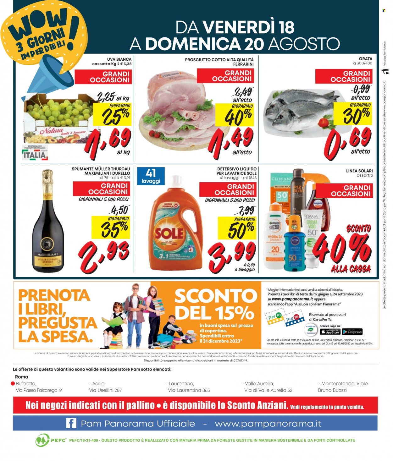 Volantino Pam Panorama - 11/8/2023 - 24/8/2023. Pagina 24