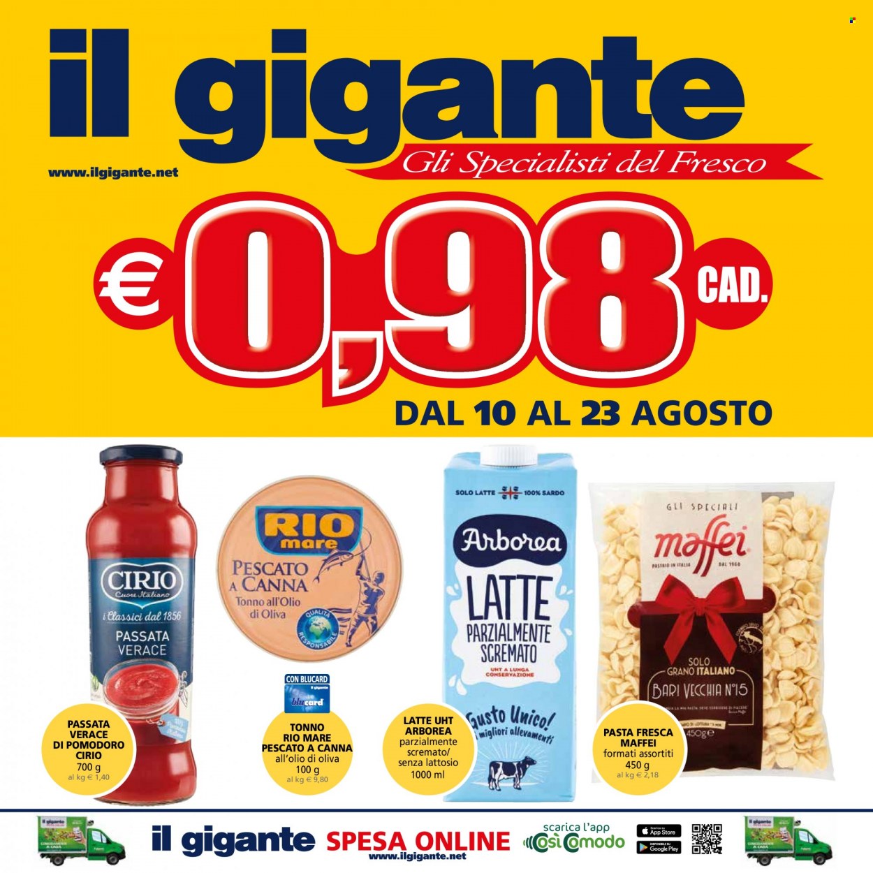 Volantino Il Gigante - 10/8/2023 - 23/8/2023. Pagina 1