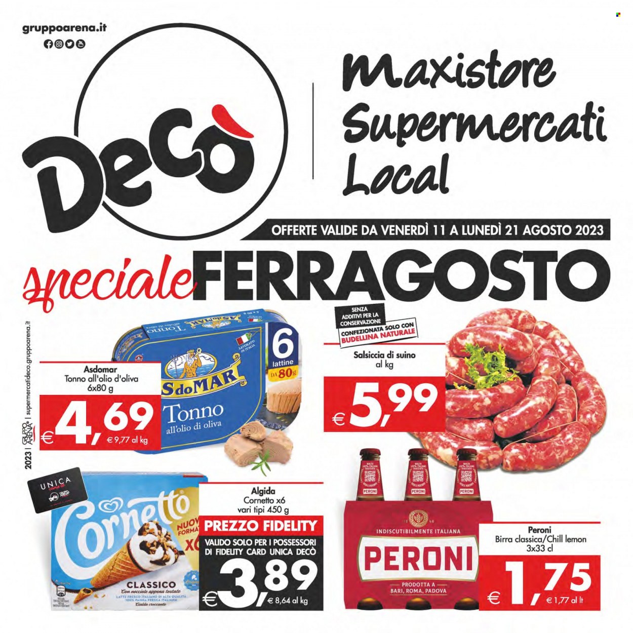 Leták Deco - 11.8.2023 - 21.8.2023. Strana 1