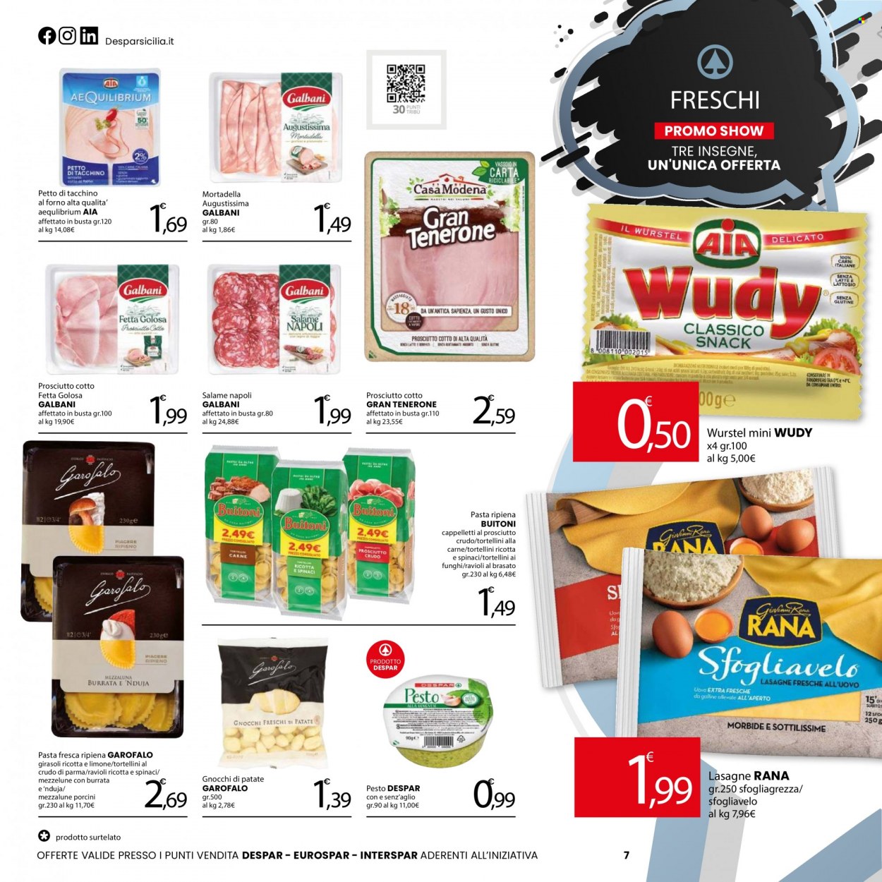 Volantino Eurospar - 11/8/2023 - 20/8/2023. Pagina 7