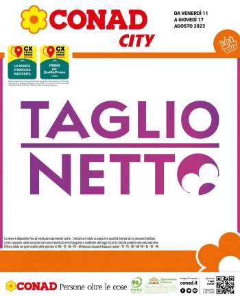 Volantino Conad City - 11/8/2023 - 17/8/2023.