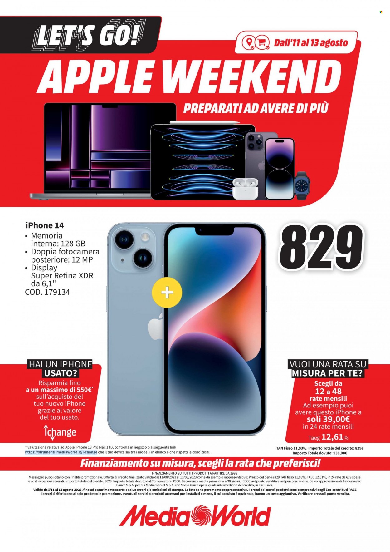 Volantino MediaWorld - 11/8/2023 - 13/8/2023. Pagina 5
