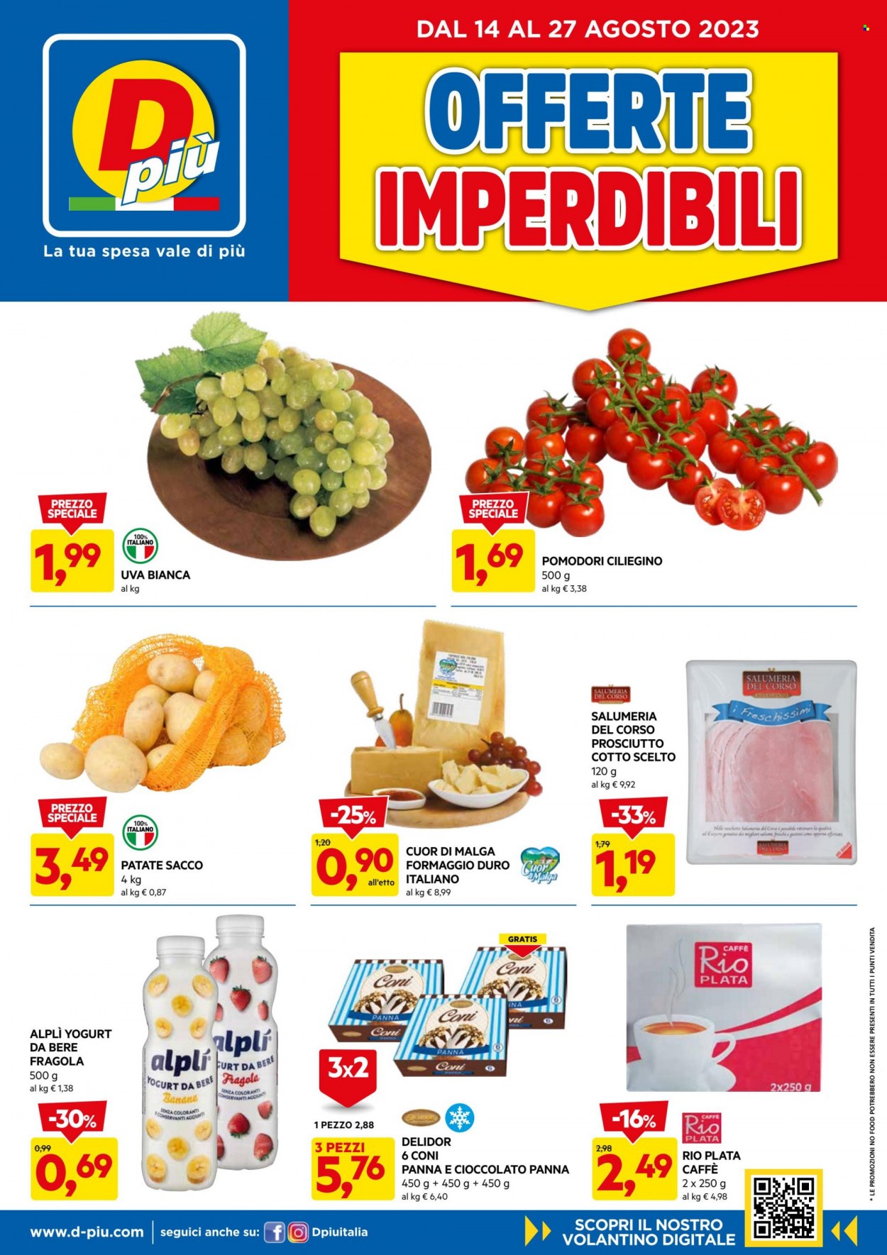 Volantino Dpiù - 14/8/2023 - 27/8/2023. Pagina 1