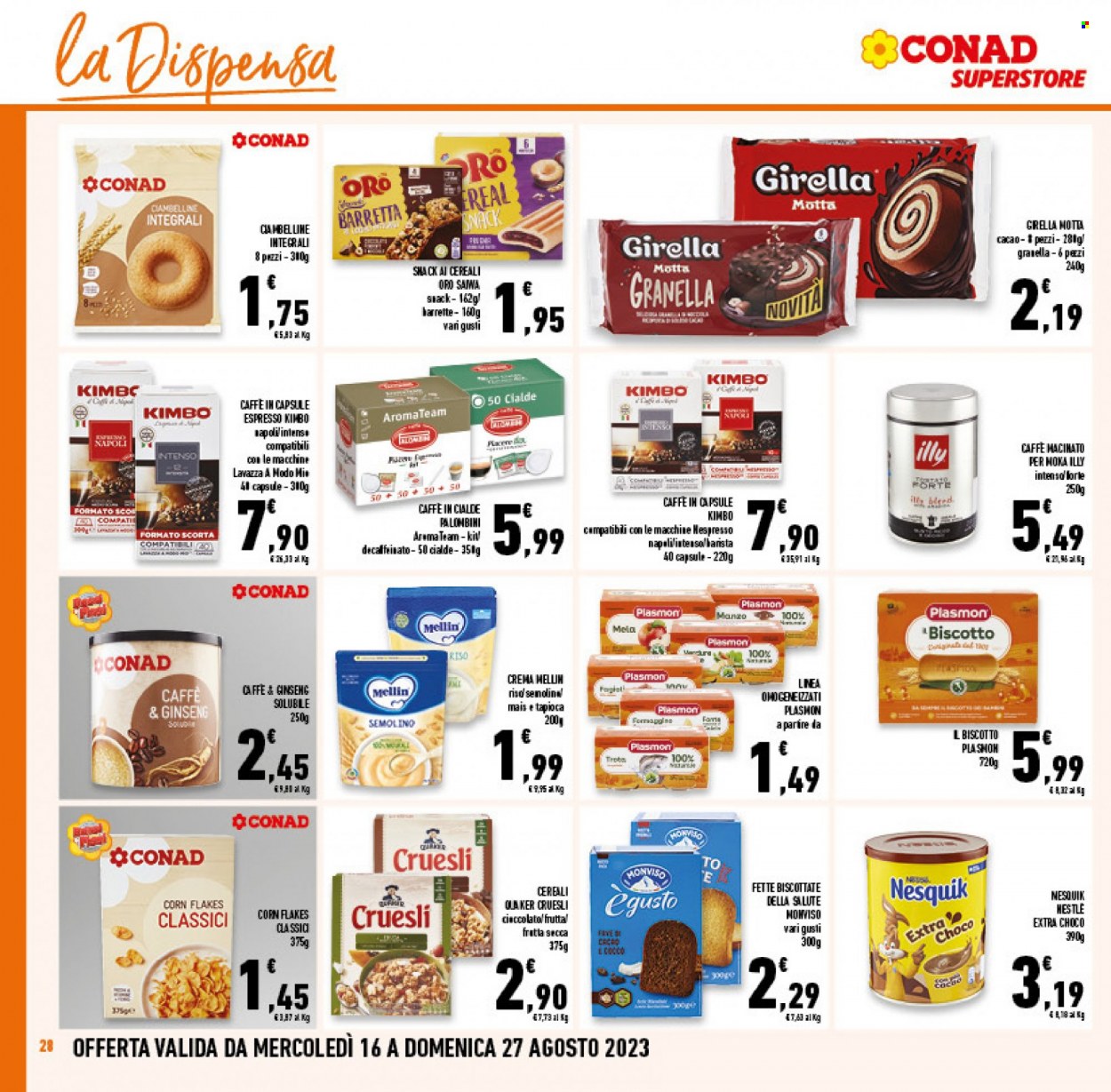 Volantino Conad Superstore - 16/8/2023 - 29/8/2023. Pagina 28