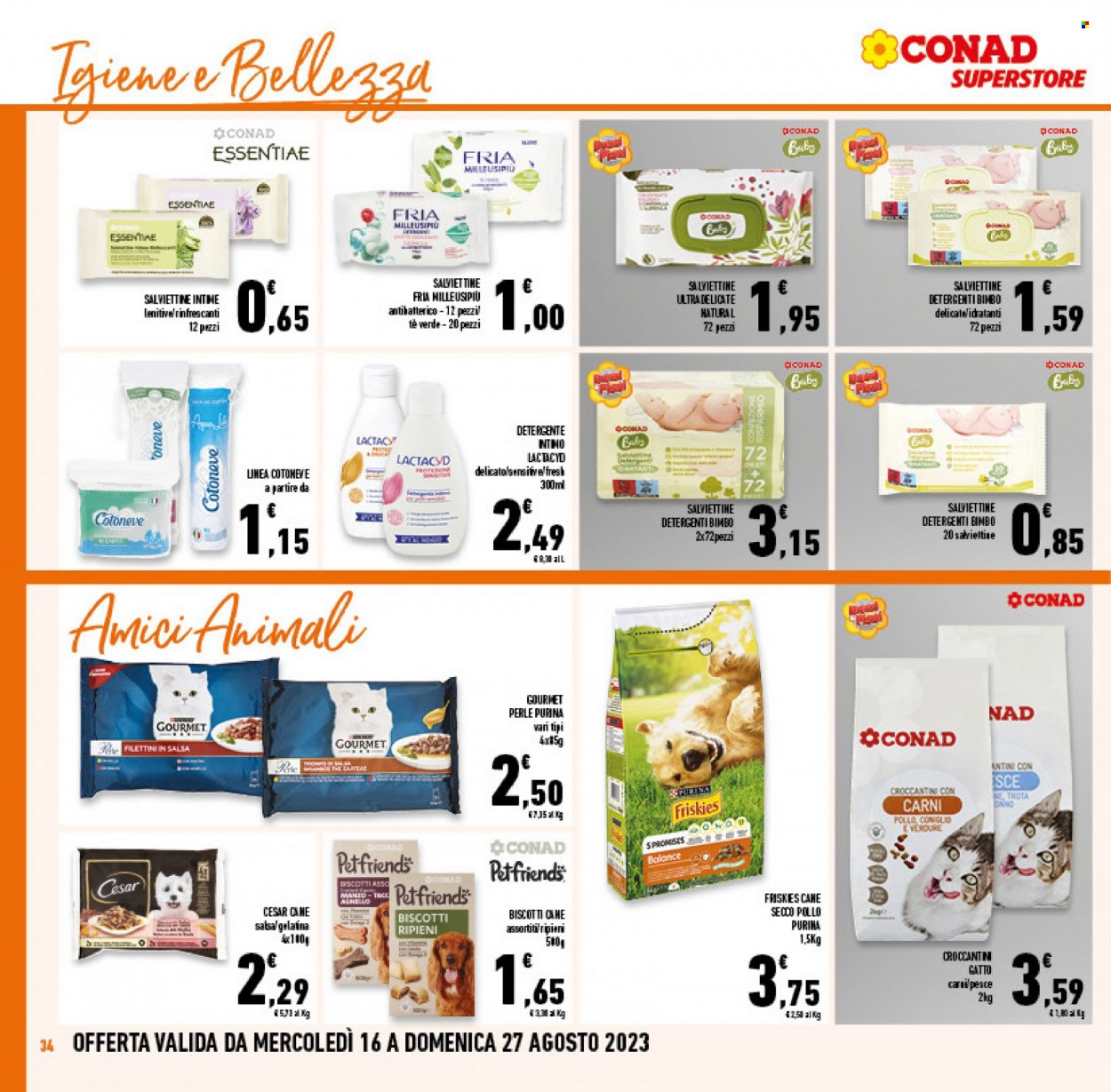 Volantino Conad Superstore - 16/8/2023 - 29/8/2023. Pagina 34