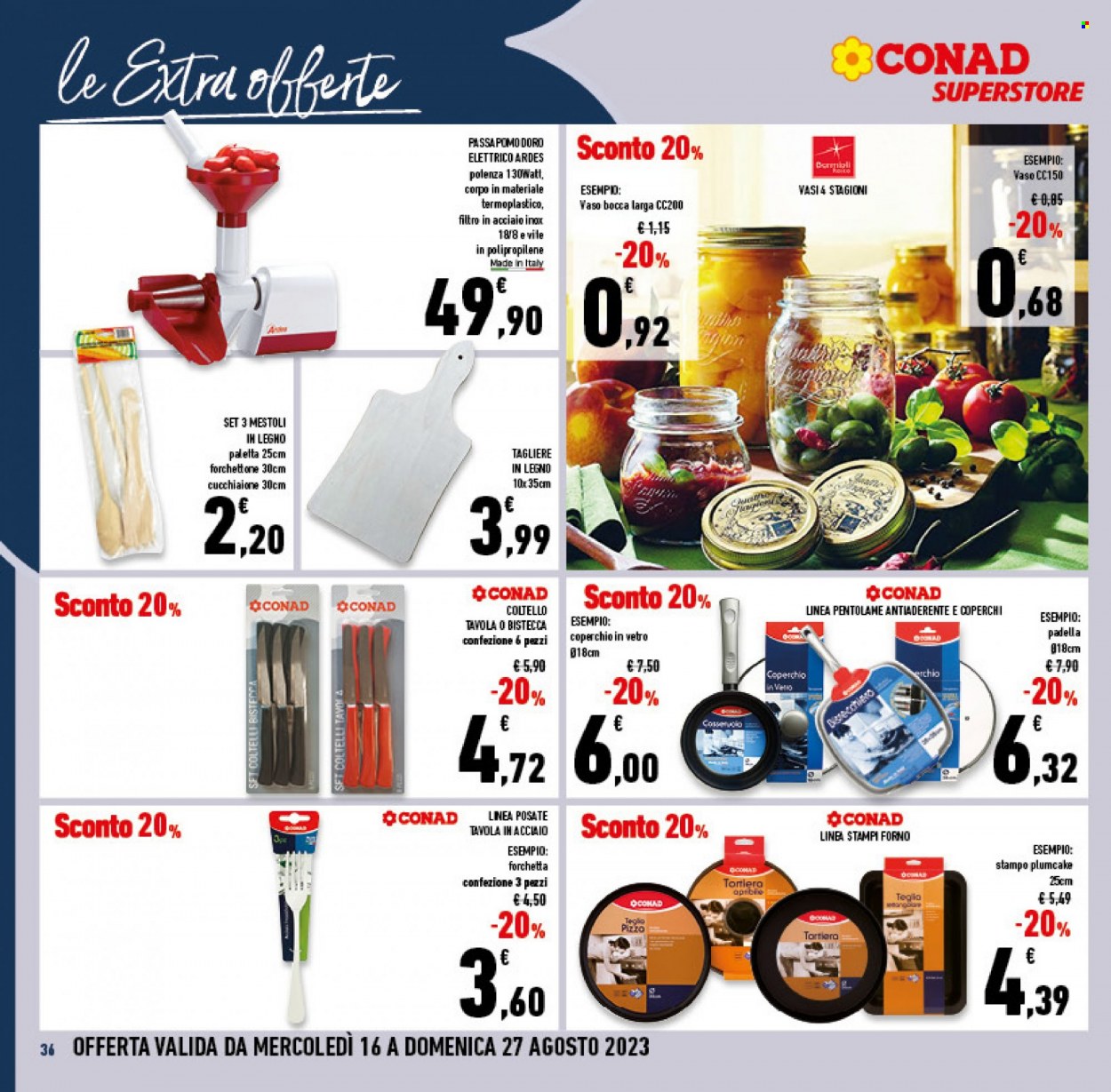 Volantino Conad Superstore - 16/8/2023 - 29/8/2023. Pagina 36