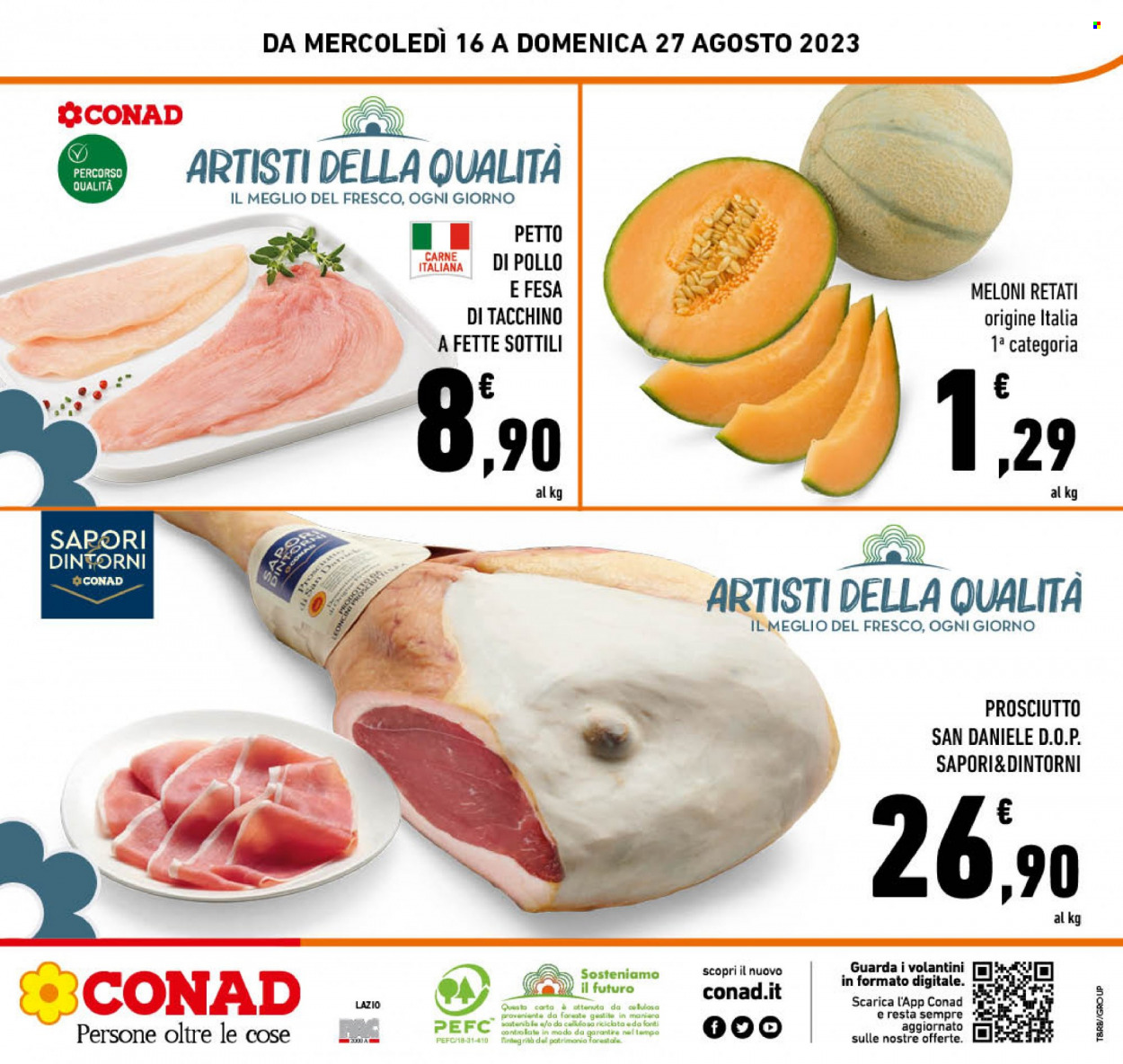 Volantino Conad - 16/8/2023 - 27/8/2023. Pagina 24