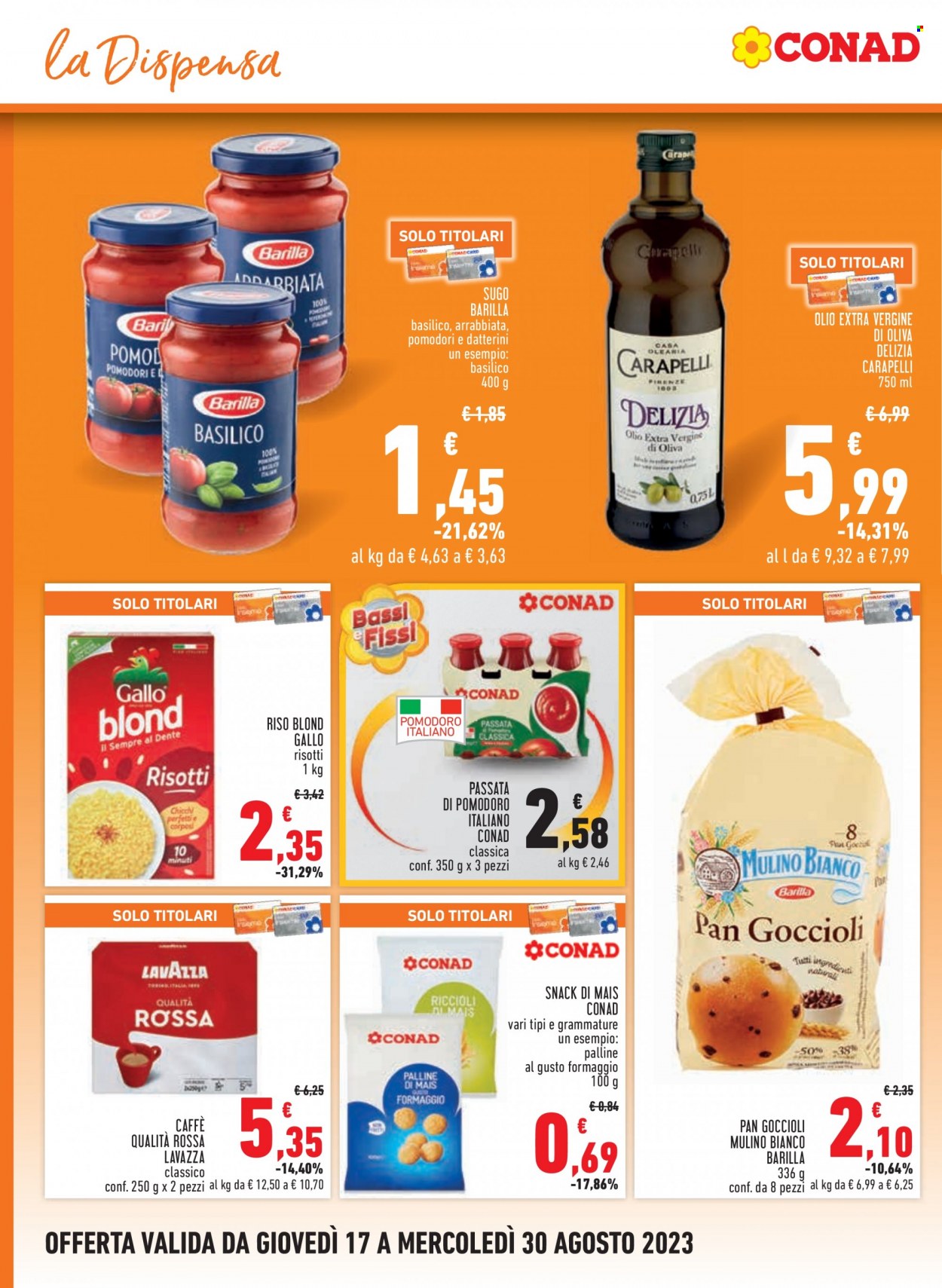 Volantino Conad City - 17/8/2023 - 30/8/2023. Pagina 10