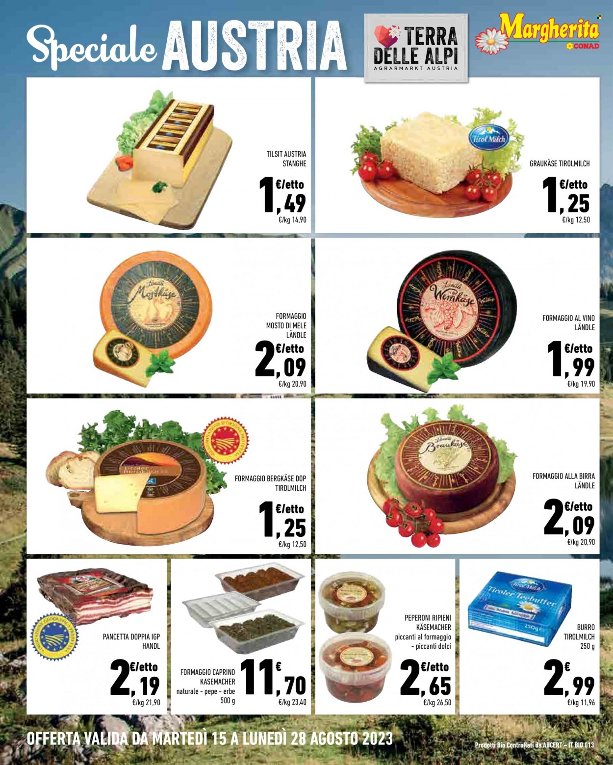 Volantino Margherita Conad - 15/8/2023 - 28/8/2023. Pagina 4
