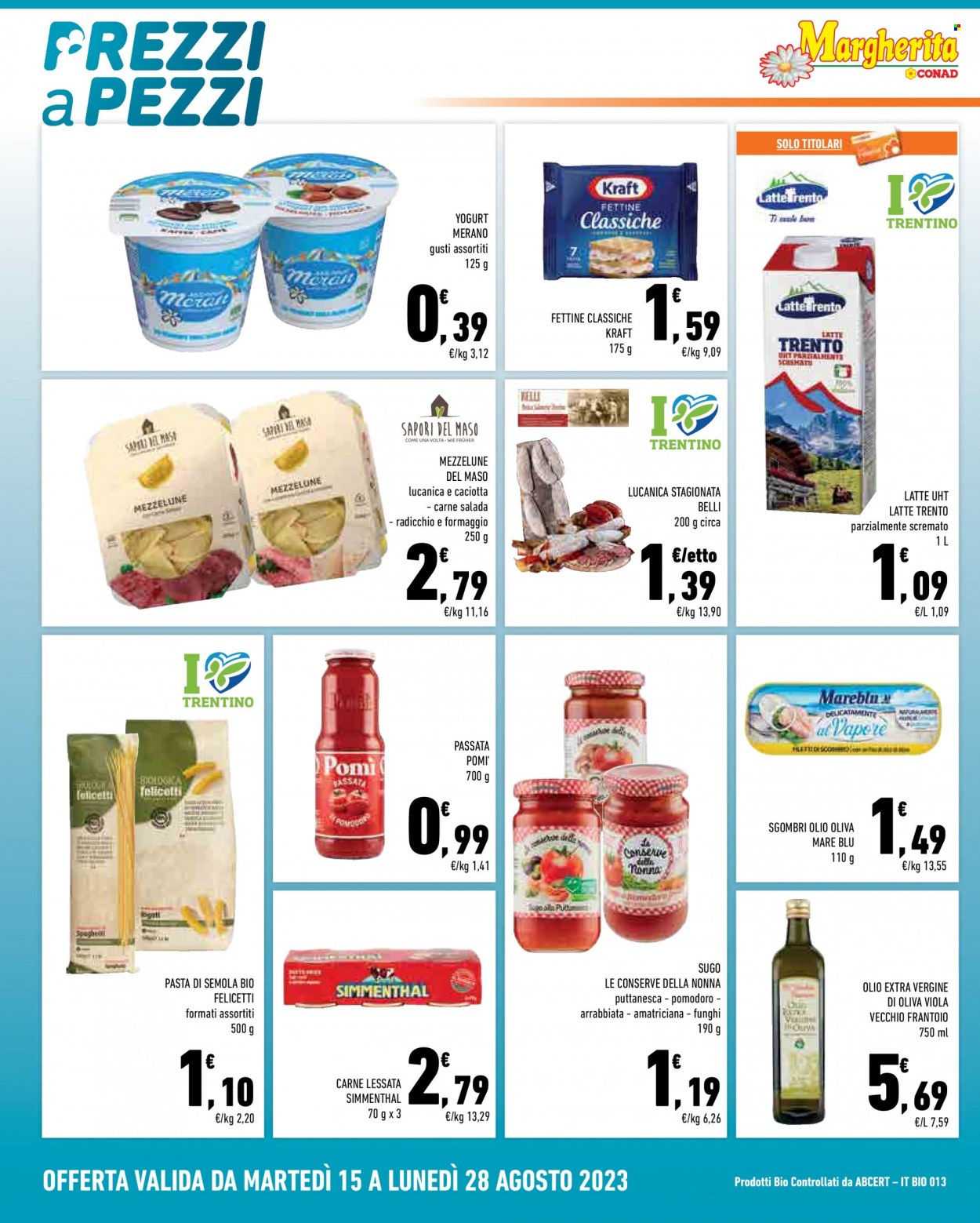 Leták Margherita Conad - 15.8.2023 - 28.8.2023. Strana 8