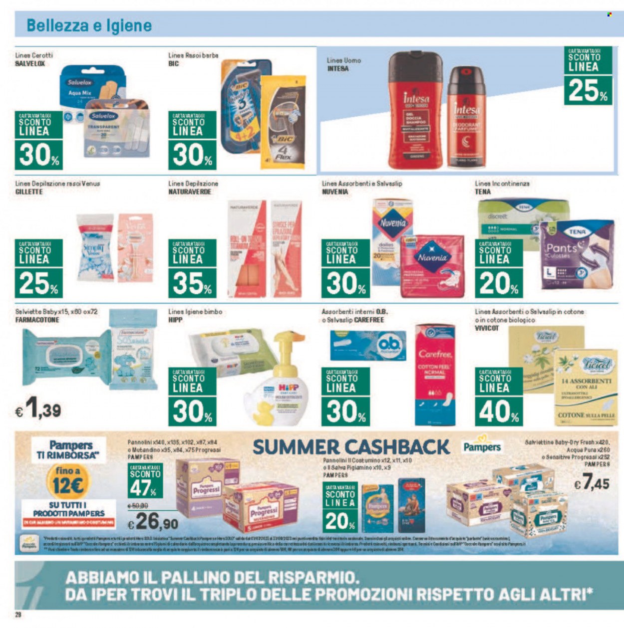 Volantino Iper, La grande i - 18/8/2023 - 30/8/2023. Pagina 28
