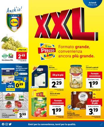 Volantino Lidl - 21/8/2023 - 27/8/2023.