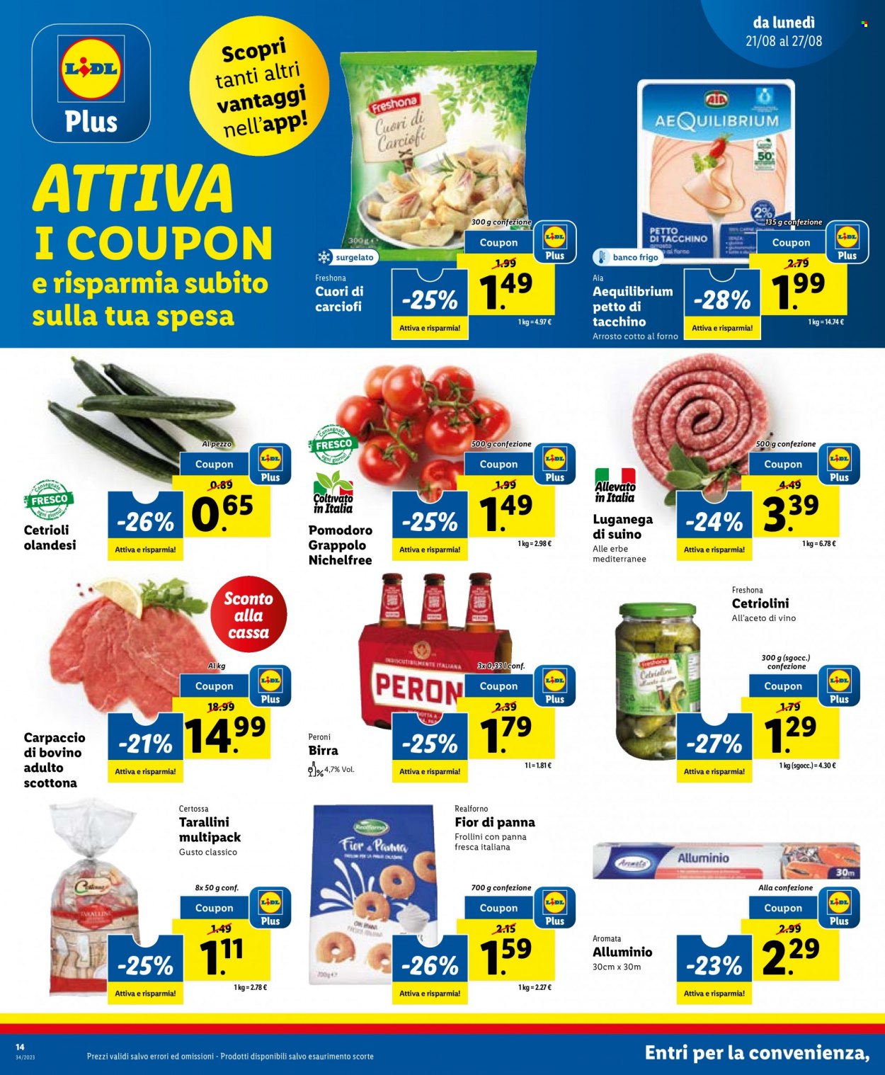 Volantino Lidl - 21/8/2023 - 27/8/2023. Pagina 14