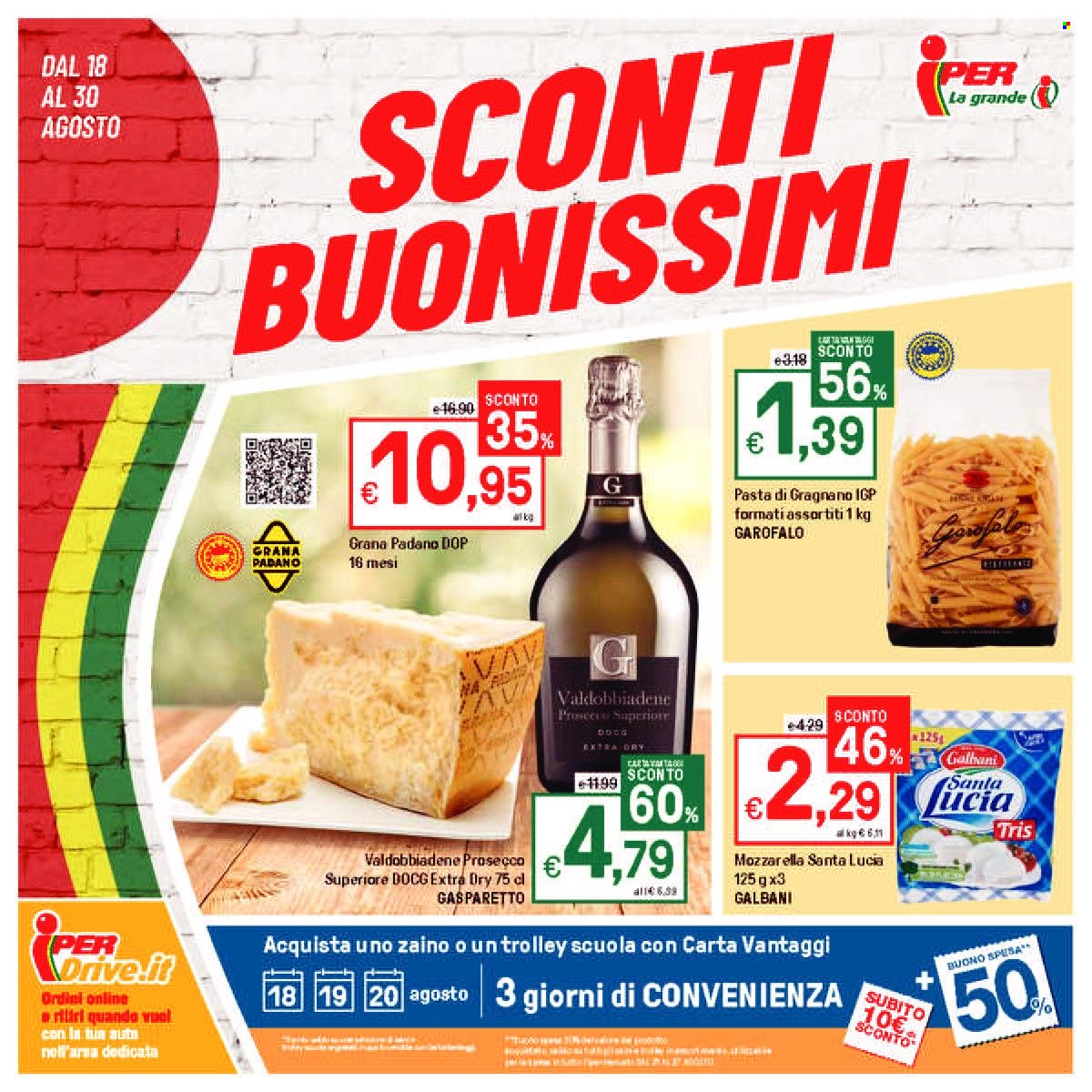 Volantino Iper, La grande i - 18/8/2023 - 30/8/2023. Pagina 1