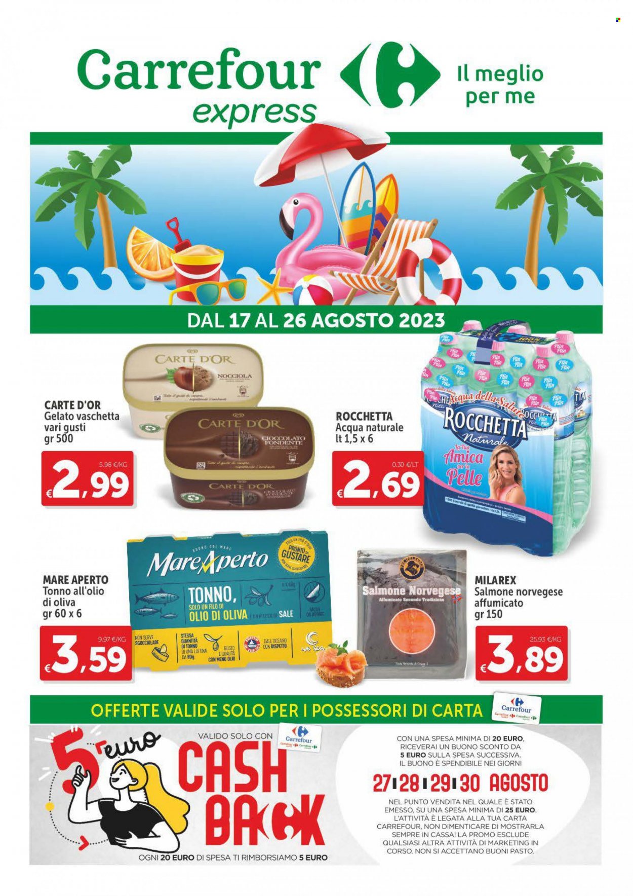 Leták Carrefour - 17.8.2023 - 26.8.2023. Strana 1