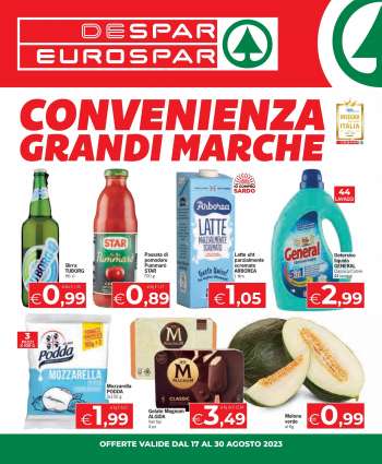 Volantino Eurospar - 17/8/2023 - 30/8/2023.