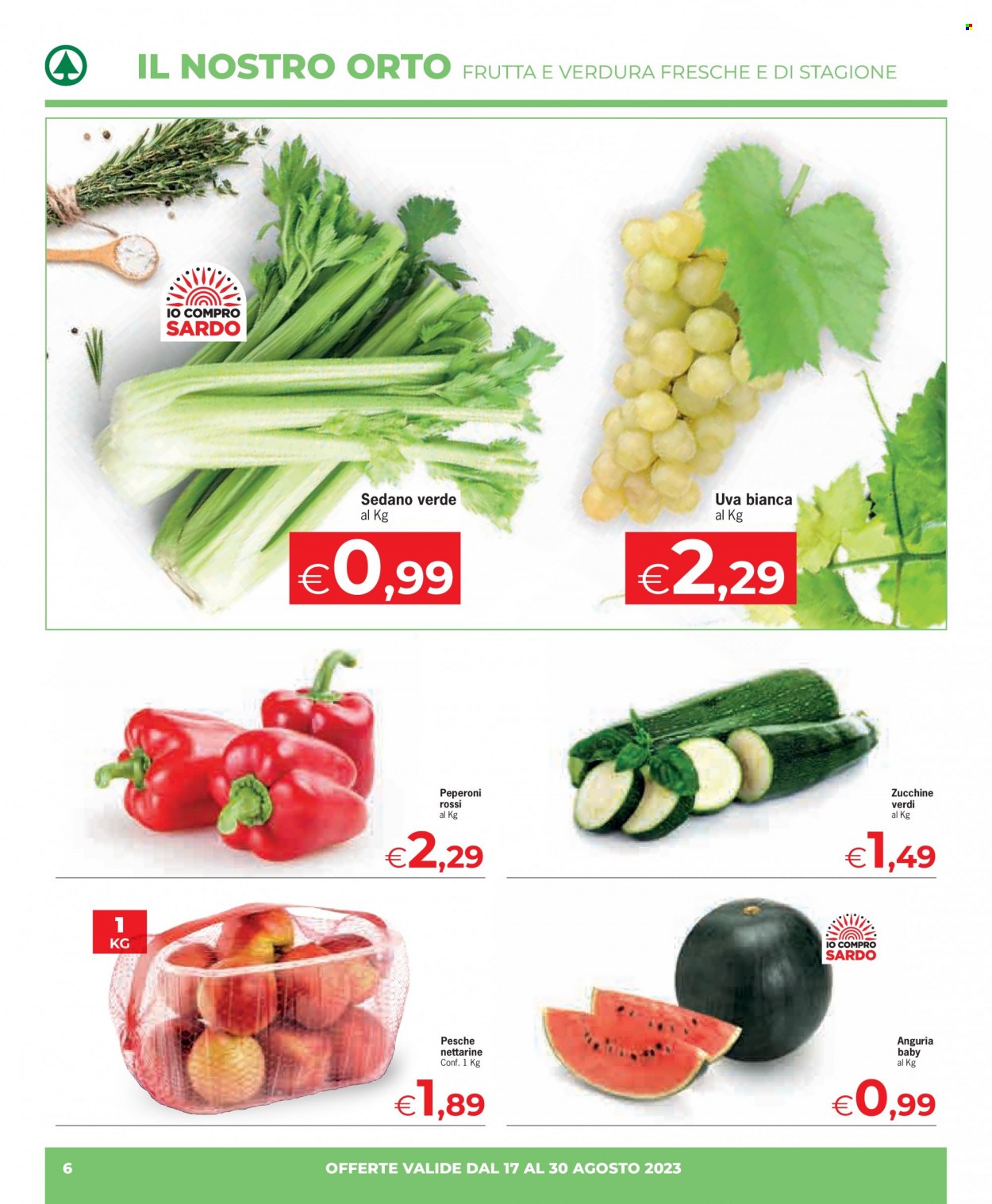 Volantino Eurospar - 17/8/2023 - 30/8/2023. Pagina 6