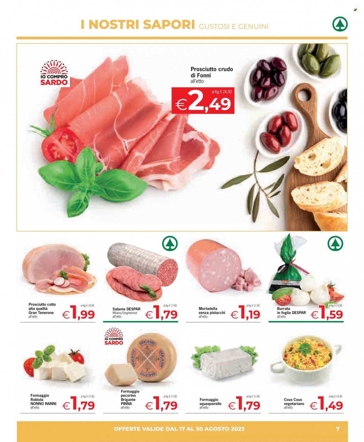Volantino Eurospar - 17/8/2023 - 30/8/2023. Pagina 7