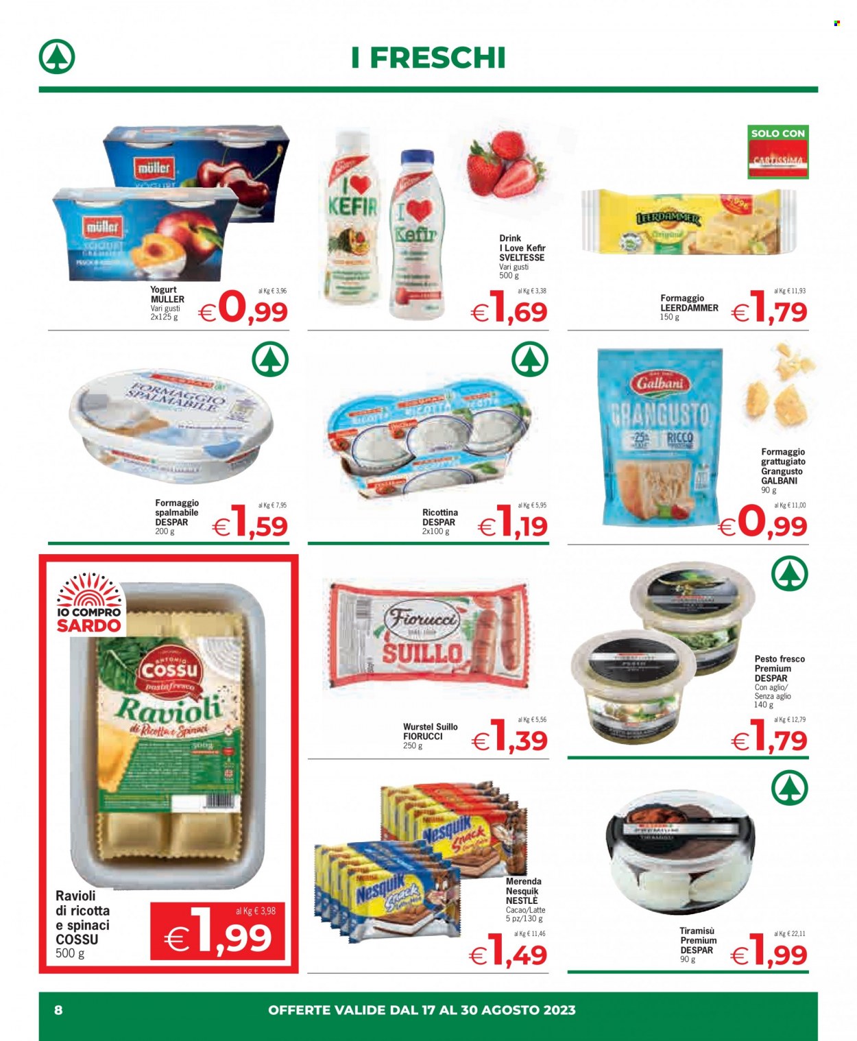 Volantino Eurospar - 17/8/2023 - 30/8/2023. Pagina 8