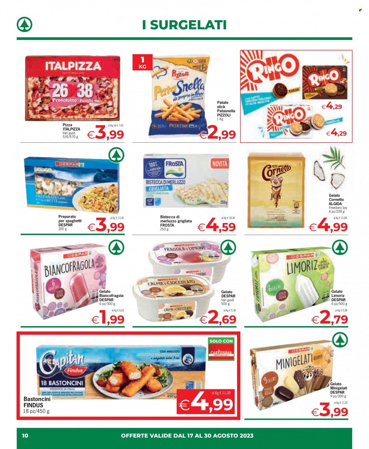 Volantino Eurospar - 17/8/2023 - 30/8/2023. Pagina 10