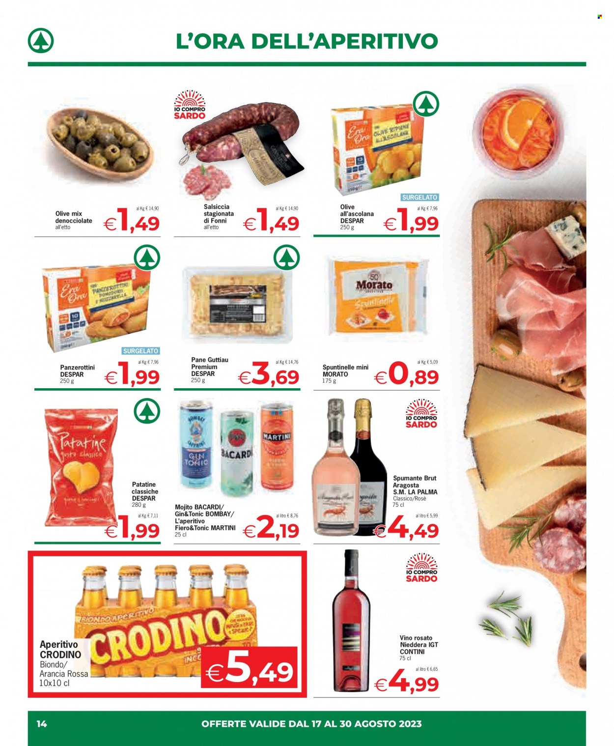 Volantino Eurospar - 17/8/2023 - 30/8/2023. Pagina 14