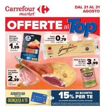 Volantino Carrefour - 21/8/2023 - 31/8/2023.