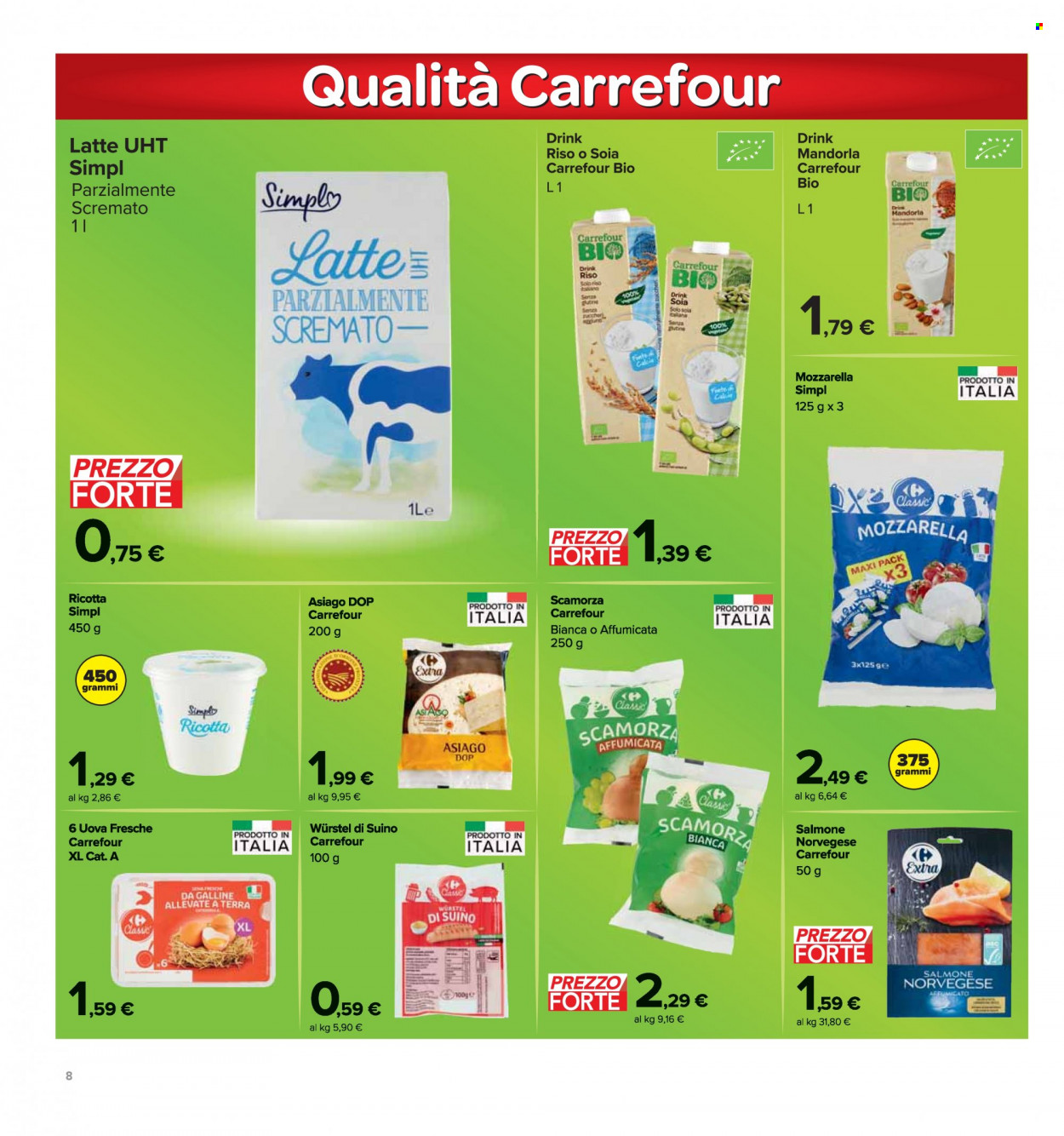 Volantino Carrefour - 21/8/2023 - 31/8/2023. Pagina 8
