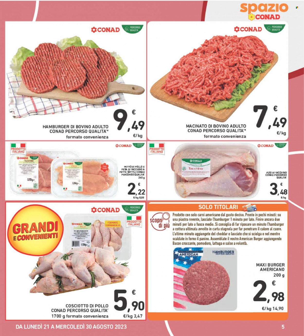 Volantino Spazio Conad - 21/8/2023 - 30/8/2023. Pagina 5