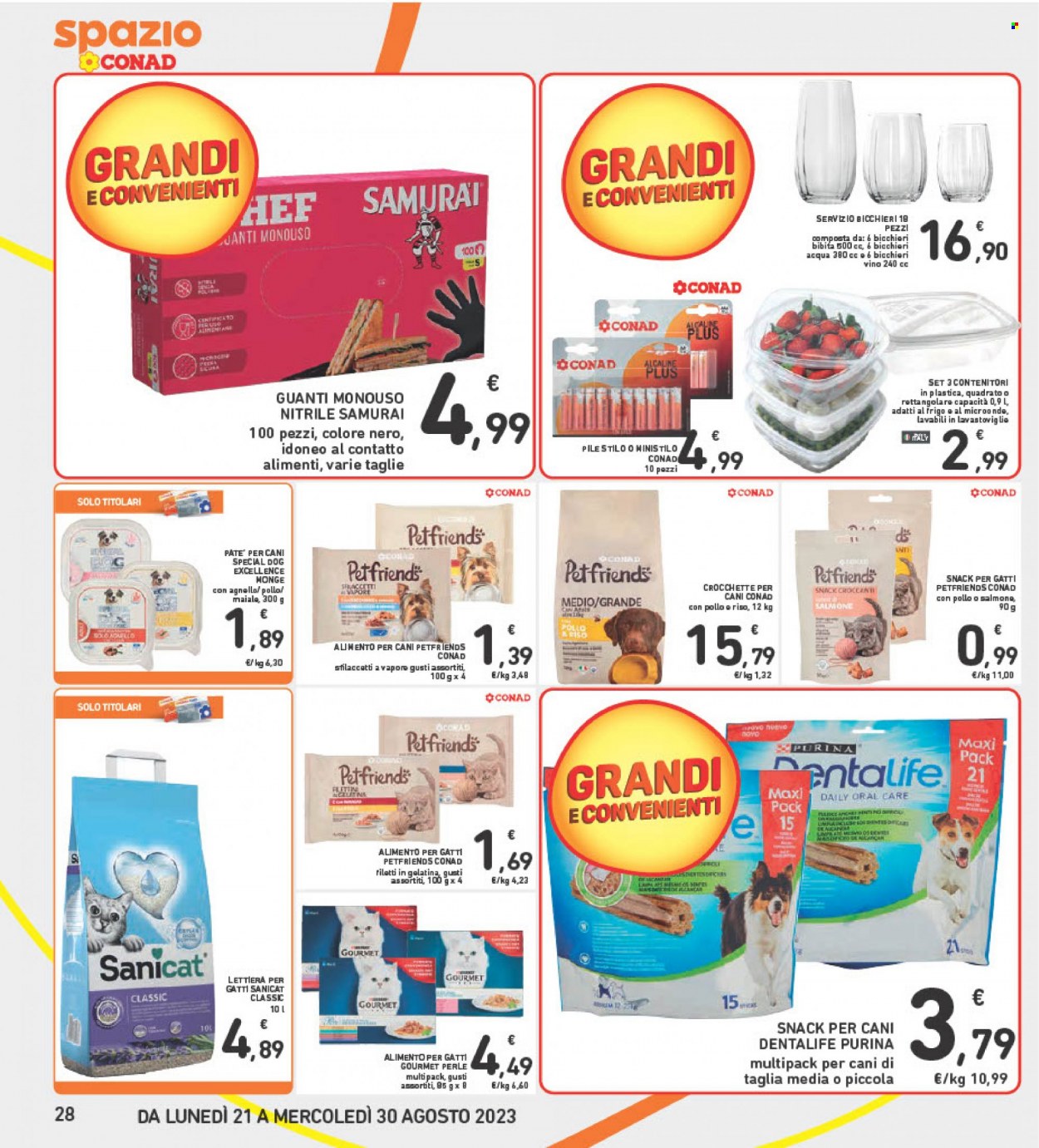 Volantino Spazio Conad - 21/8/2023 - 30/8/2023. Pagina 28