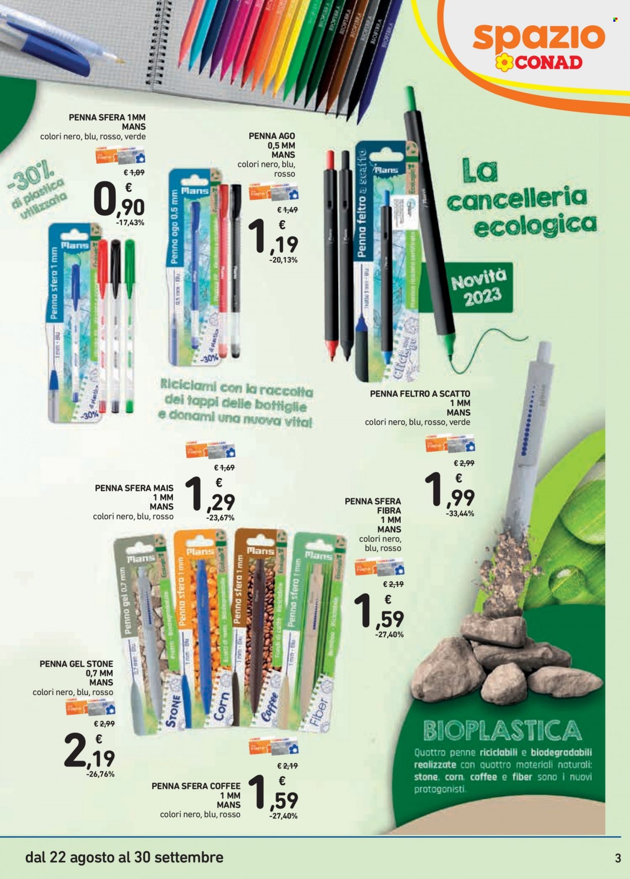 Leták Spazio Conad - 22.8.2023 - 30.9.2023. Strana 3