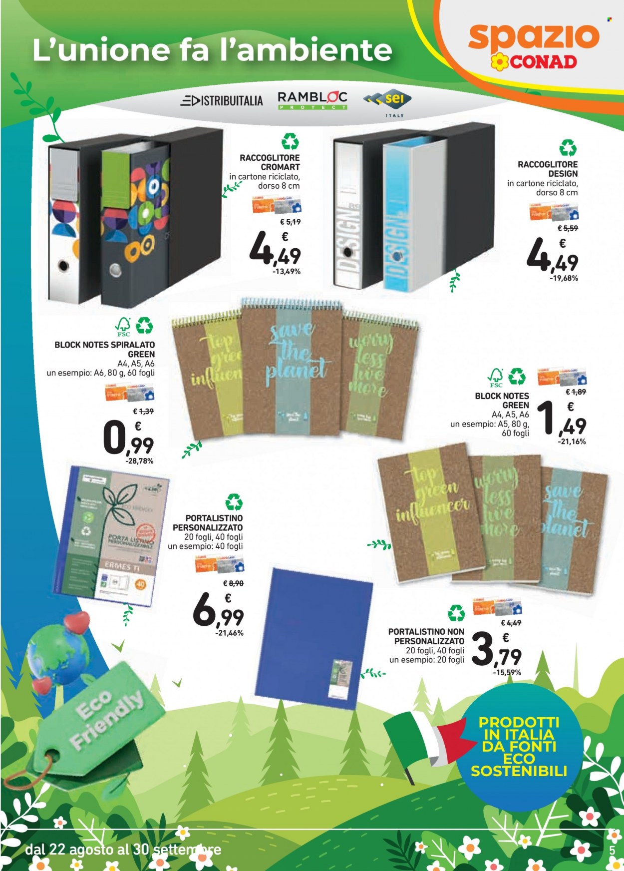 Volantino Spazio Conad - 22/8/2023 - 30/9/2023. Pagina 5