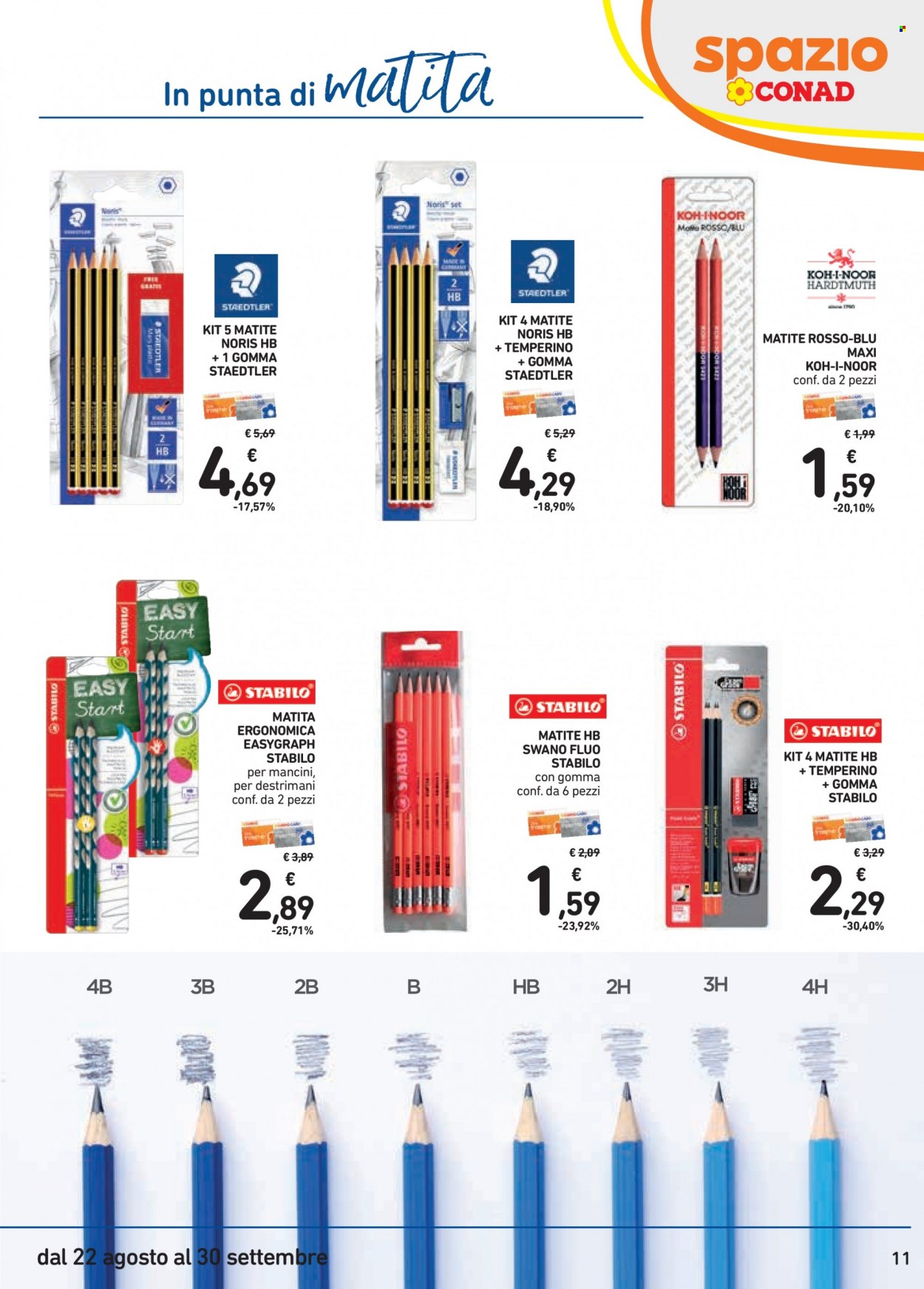 Leták Spazio Conad - 22.8.2023 - 30.9.2023. Strana 11