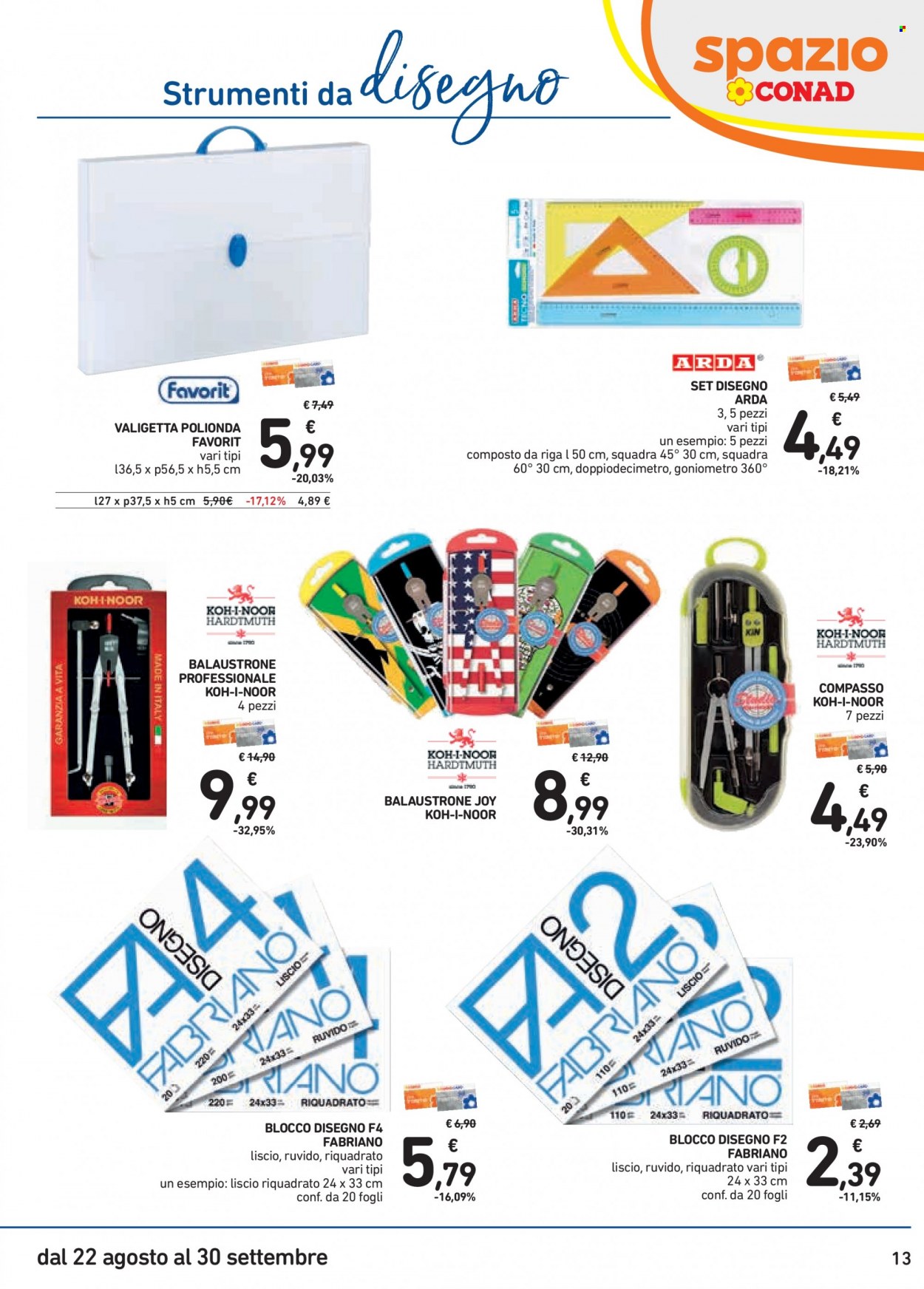 Leták Spazio Conad - 22.8.2023 - 30.9.2023. Strana 13
