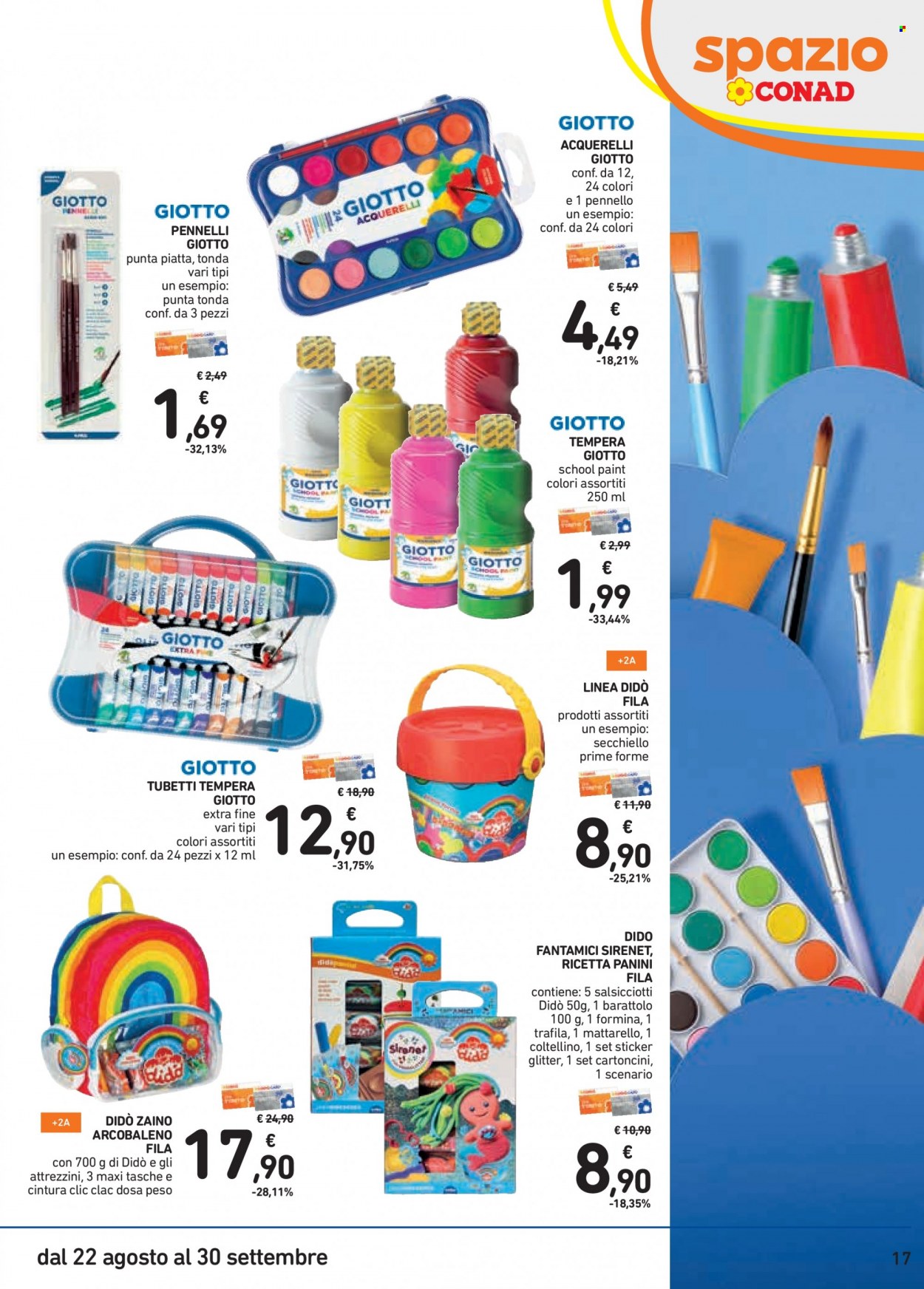 Leták Spazio Conad - 22.8.2023 - 30.9.2023. Strana 17