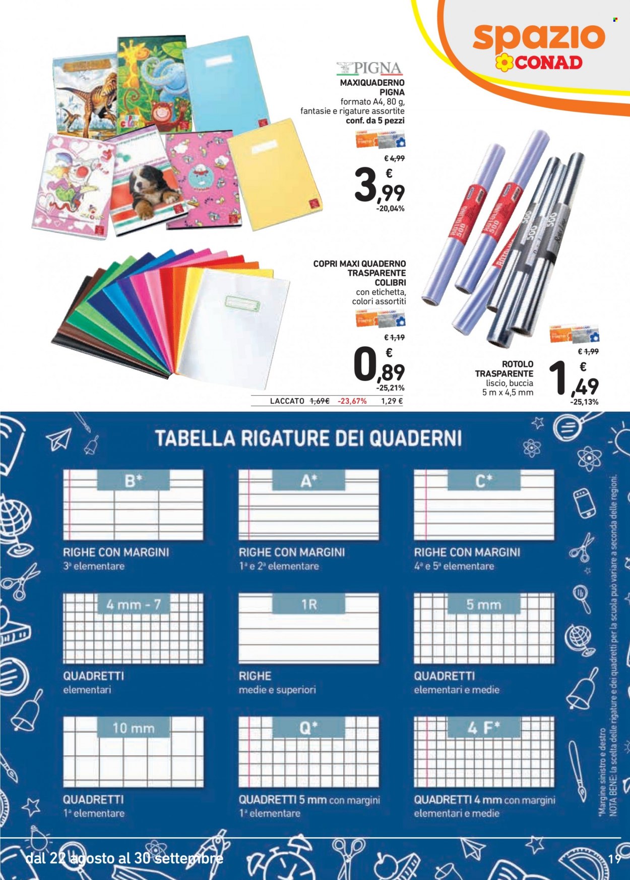 Volantino Spazio Conad - 22/8/2023 - 30/9/2023. Pagina 19