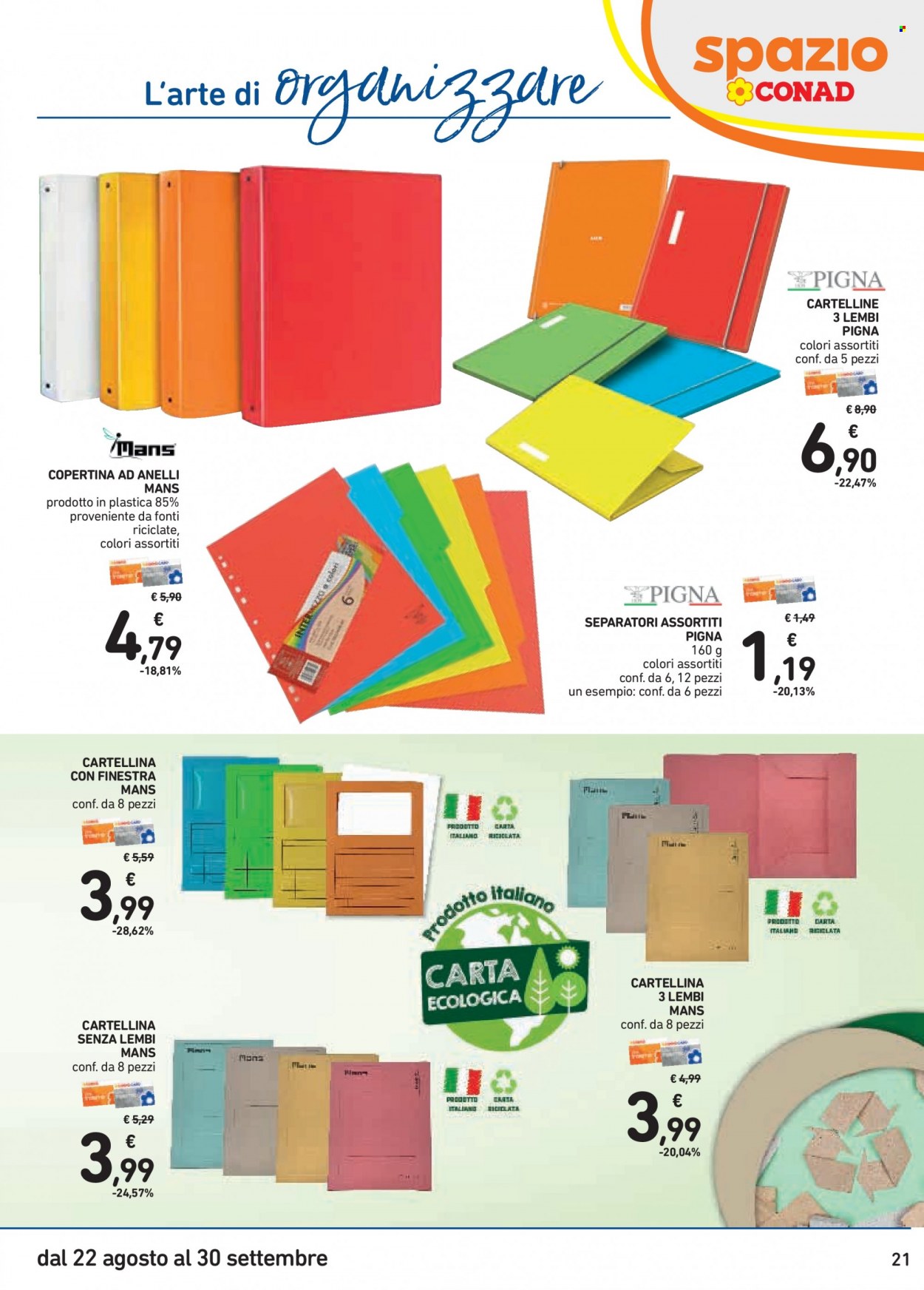 Volantino Spazio Conad - 22/8/2023 - 30/9/2023. Pagina 21