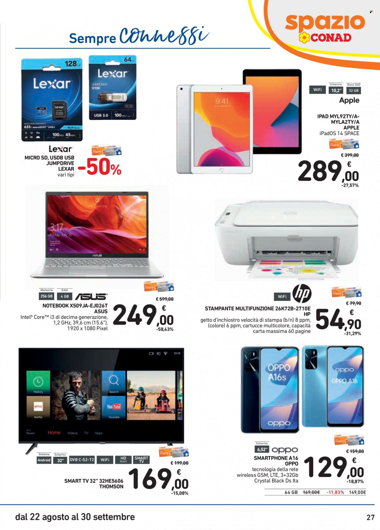 Volantino Spazio Conad - 22/8/2023 - 30/9/2023. Pagina 27