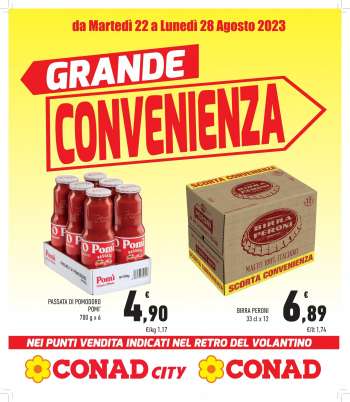 Volantino Conad - 22/8/2023 - 28/8/2023.
