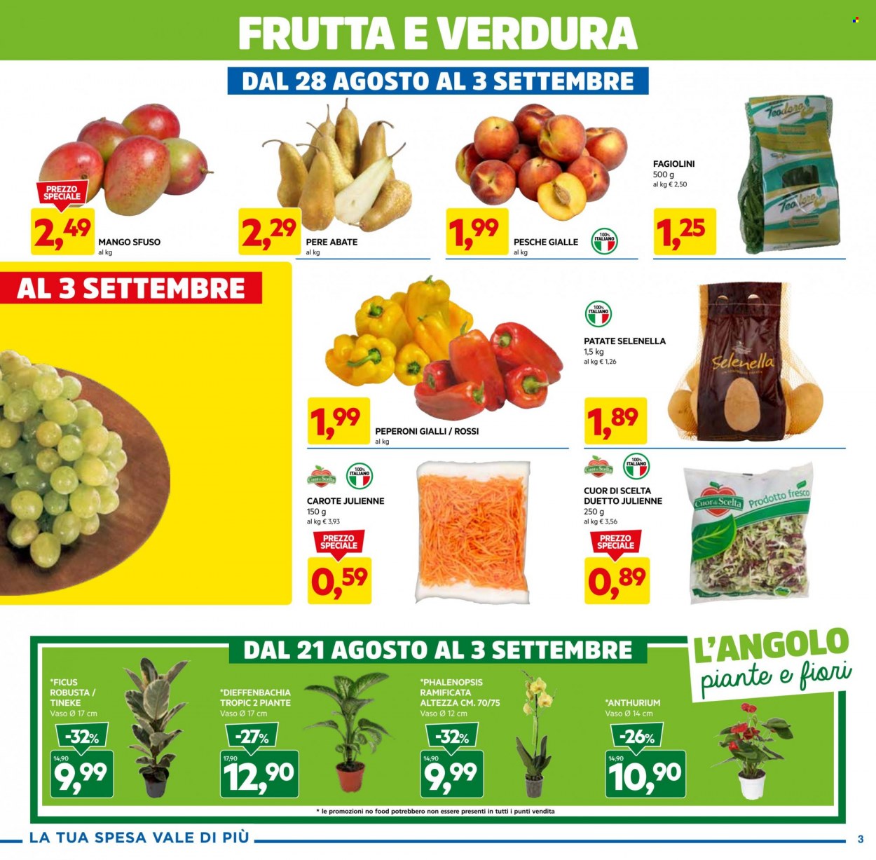 Volantino Dpiù - 21/8/2023 - 3/9/2023. Pagina 3