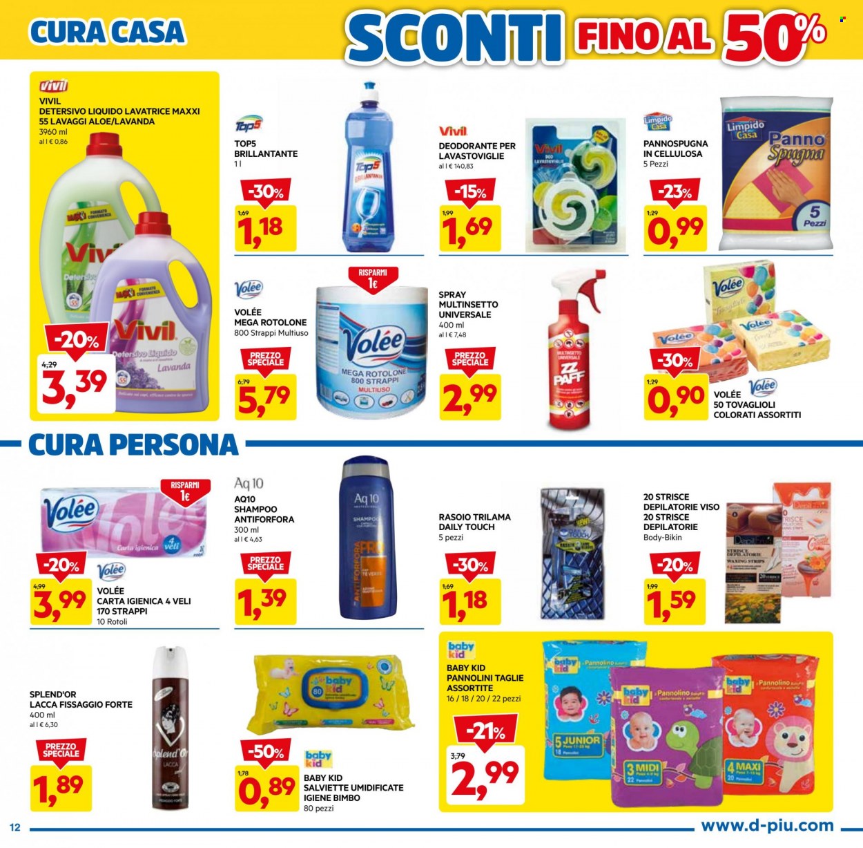 Volantino Dpiù - 21/8/2023 - 3/9/2023. Pagina 12