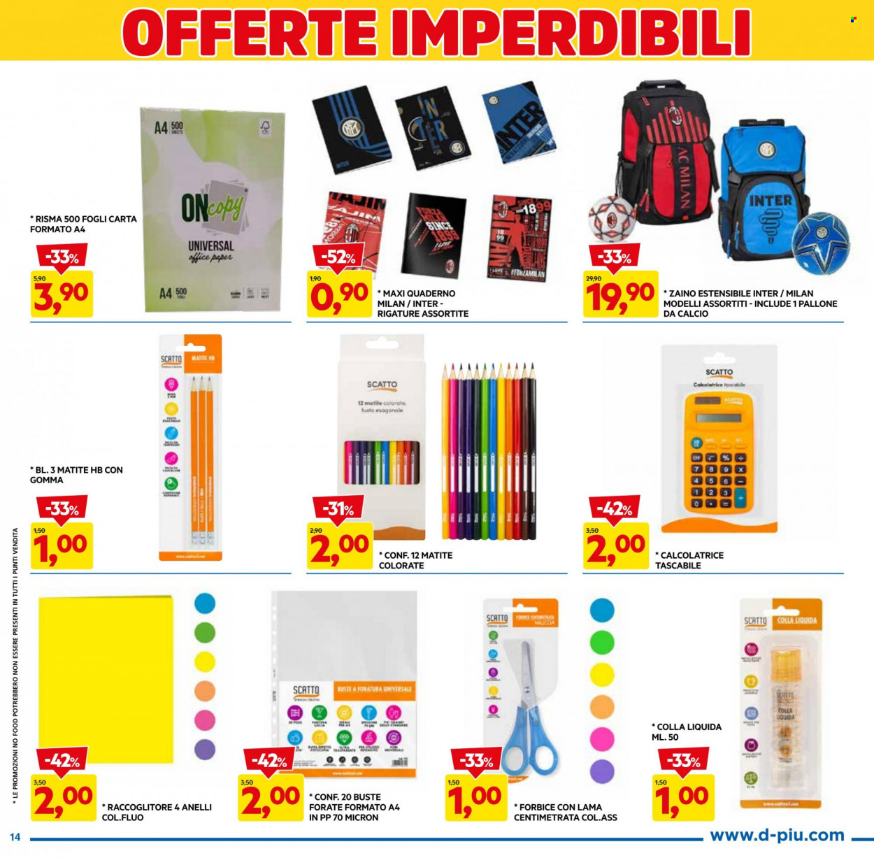 Volantino Dpiù - 21/8/2023 - 3/9/2023. Pagina 14