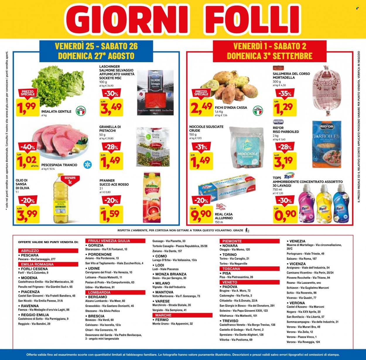 Volantino Dpiù - 21/8/2023 - 3/9/2023. Pagina 16