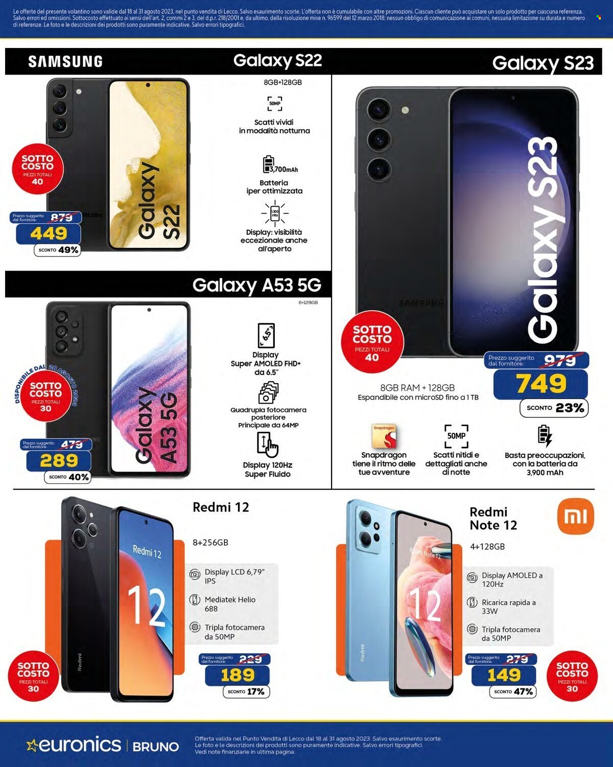 Volantino Euronics - 18/8/2023 - 31/8/2023. Pagina 2