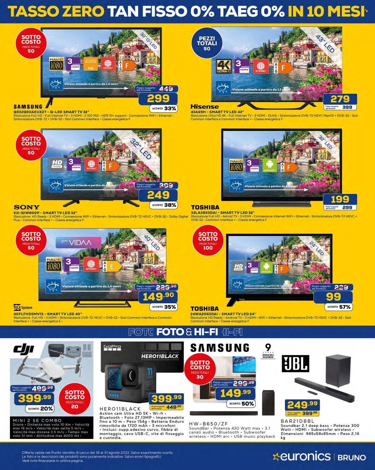 Volantino Euronics - 18/8/2023 - 31/8/2023. Pagina 7