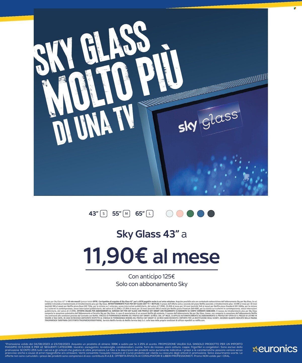 Volantino Euronics - 4/8/2023 - 23/8/2023. Pagina 21